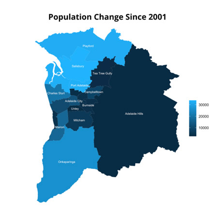 Population Change Since 2001