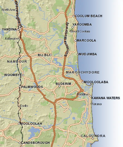 Towns of the Sunshine Coast